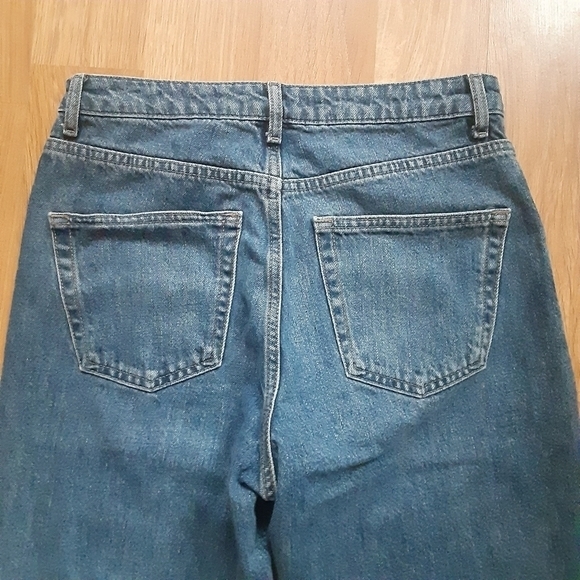 💥HOST PICK💥Topshop‎ mom jeans 100% cotton denim,cropped length,high ris - Picture 13 of 15